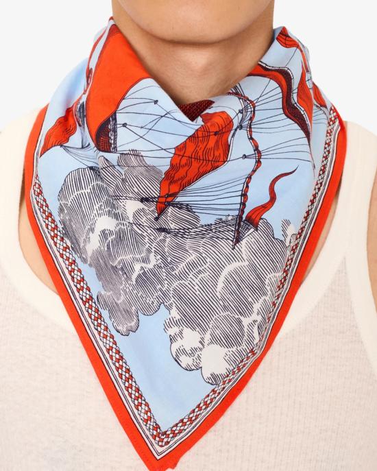 25SS 이누이 에디션 머플러/스카프 CA21DES06 red MULTICOLOR - INOUI EDITION