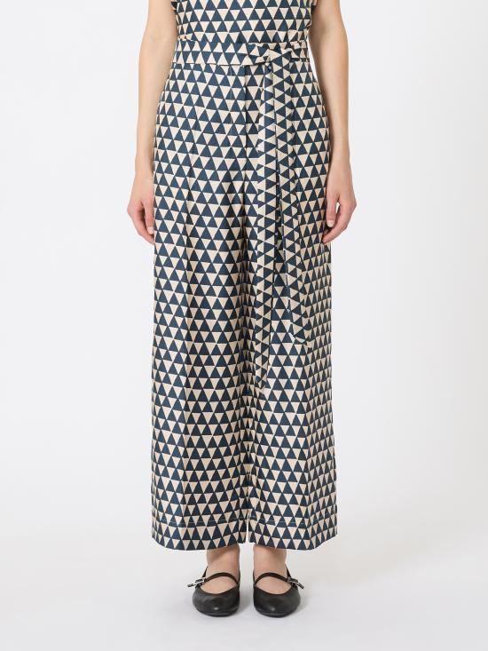 25FW 에스막스마라 팔라초 팬츠 2529136012600 008 White - 'S MAX MARA