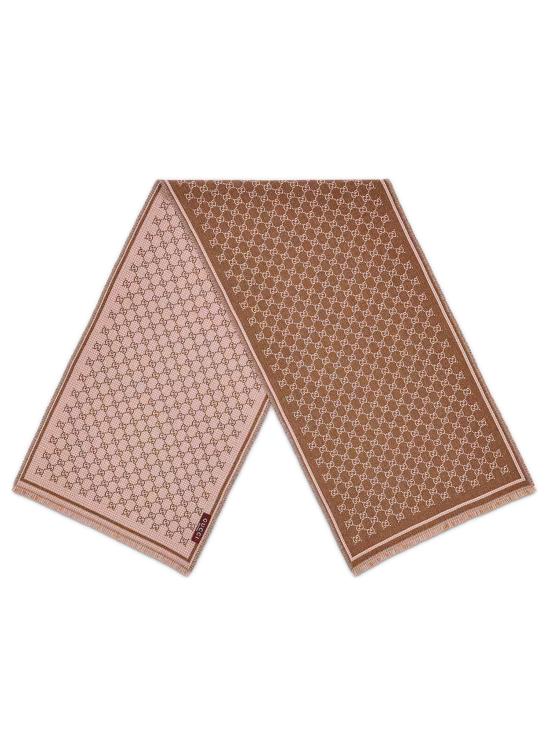 25FW 구찌 GG 울 스카프 8390353GAMQ 2572 Brown - GUCCI