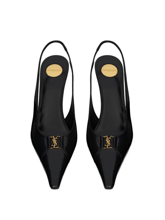 25FW 생로랑 힐/펌프스 806685AAESX 1000 Black - SAINT LAURENT