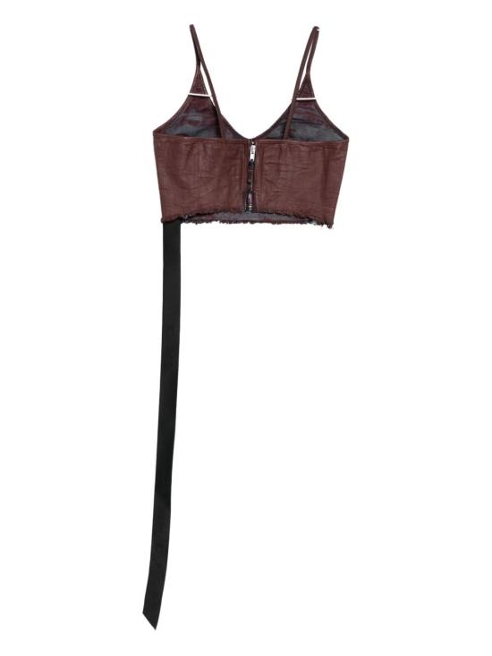 25FW 다크쉐도우 블라우스 DS02E7132SDSW 43X Red - DRKSHDW