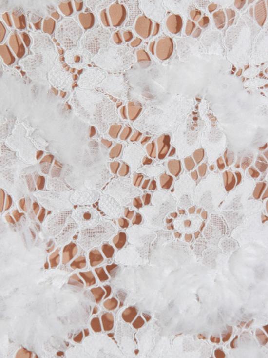 25FW 셀프 포트레이트 숏 원피스 AW25201SAW WHITE White - SELF PORTRAIT