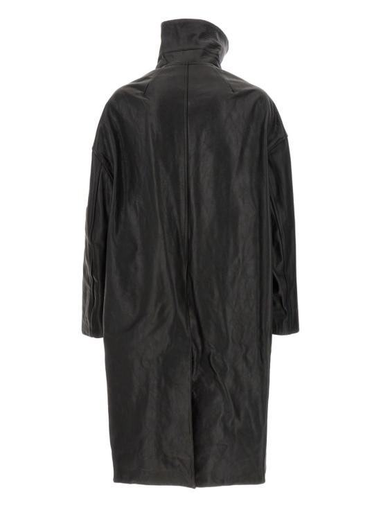 25FW 릭 오웬스 코트 RR02E1900WSF 09 Black - RICK OWENS