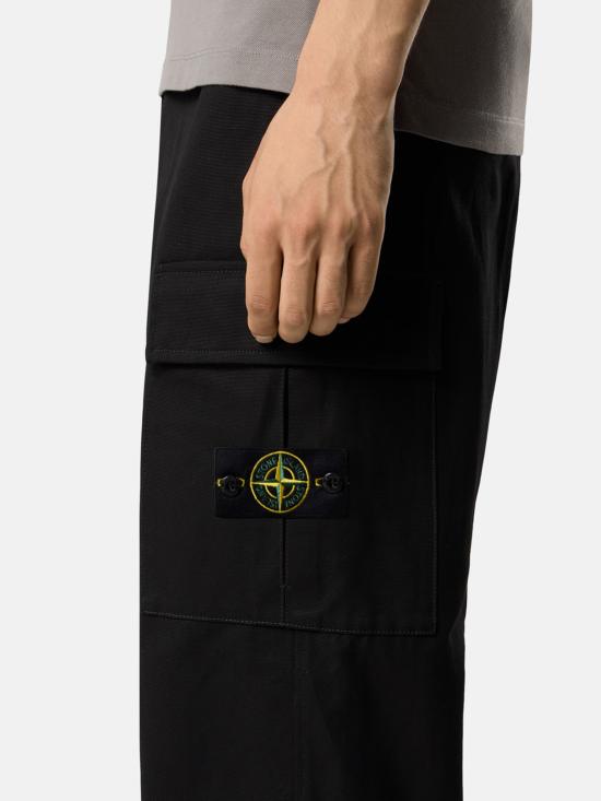 25FW 스톤 아일랜드 스트레이트 팬츠 K2S153100012S0164 V0029 Black - STONE ISLAND