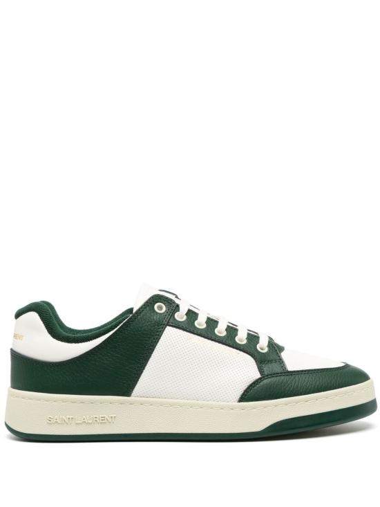 24FW 생로랑 SL 61 로우 스니커즈 713600AAAWR 6379 Green