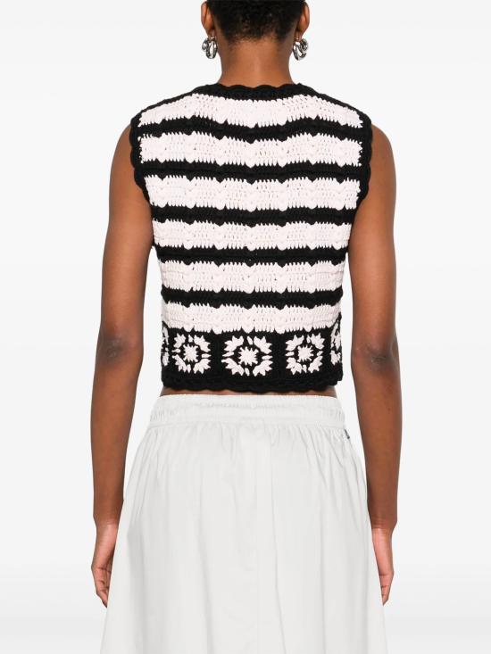 25SS 가니 베스트 K2440 065 Black - GANNI