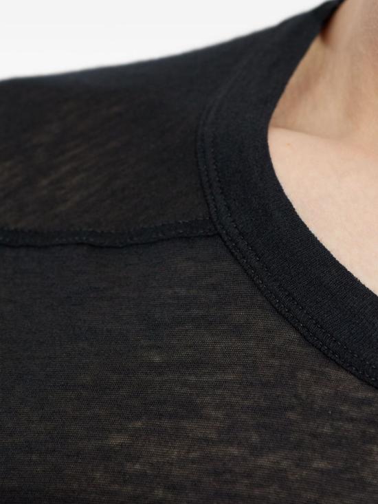 25FW 릭 오웬스 긴팔 티셔츠 RU02E1266UC 09 Black - RICK OWENS