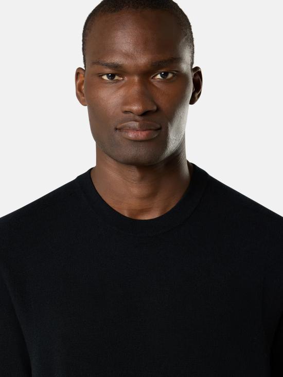 25FW 스톤 아일랜드 5100001 스트레치 RWS 울 크루넥 점퍼 K2S155100001S00A1 V0029 Black - STONE ISLAND