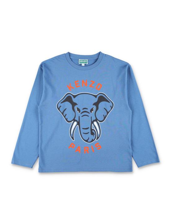 25FW [주니어] 겐조 티셔츠 K61493 780 BLUE