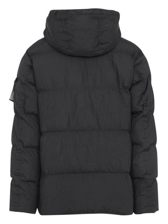 25FW 스톤 아일랜드 크링클랩스 와펜 패치  후드 다운 자켓 K2S154100011S0A23 V0062 Grey - STONE ISLAND