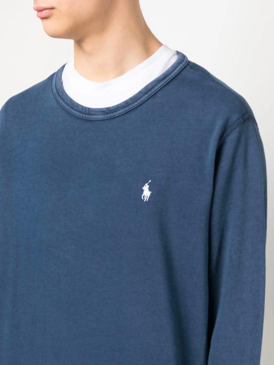 25SS 폴로 랄프로렌 긴팔 티셔츠 710899996 001 Blue - POLO RALPH LAUREN