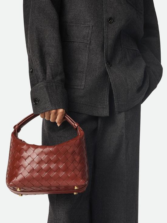 25SS 보테가베네타 미니 월리스 토트백 754443V3IV1 2504 Marrone - BOTTEGA VENETA