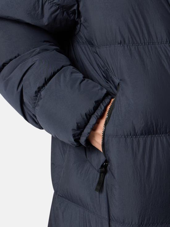 25FW 스톤 아일랜드 4100012 크링클랩스 NY 리사이클 나일론 후드 다운 파카 K2S154100012S0A23 V0020 Blue - STONE ISLAND