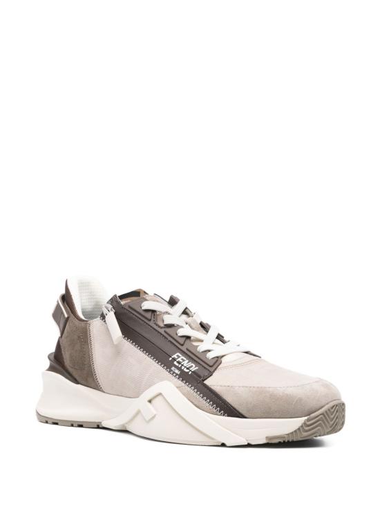 25SS 펜디 플로우 레더 스니커즈 7E1766AU2O F1SVP Beige - FENDI