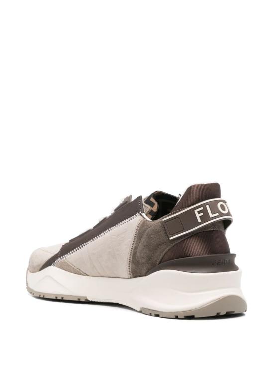 25SS 펜디 플로우 레더 스니커즈 7E1766AU2O F1SVP Beige - FENDI