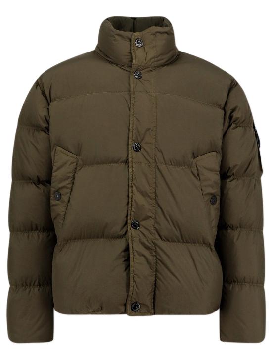 25FW 스톤 아일랜드 4100010 크링클랩스 NY 리사이클 나일론 윈드 레지스턴트 다운 자켓 K2S154100010S0A23 V0054 Green