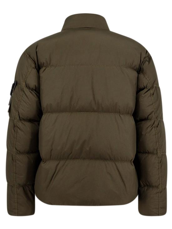 25FW 스톤 아일랜드 4100010 크링클랩스 NY 리사이클 나일론 윈드 레지스턴트 다운 자켓 K2S154100010S0A23 V0054 Green - STONE ISLAND