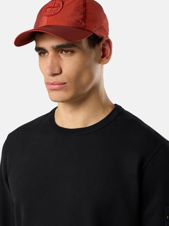 25FW 스톤 아일랜드 6100023 브러쉬드 오가닉 코튼 플리스 오버사이즈 후드 티셔츠  K2S156100023S0A20 V0029 Black - STONE ISLAND