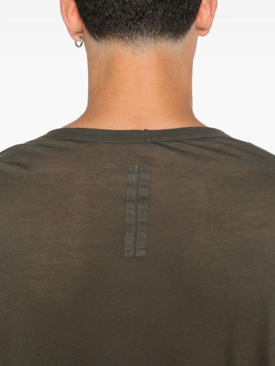 25FW 릭 오웬스 반팔 티셔츠 RU02E1283UC 25 Green - RICK OWENS