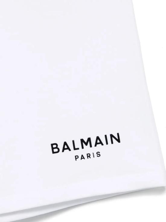 25SS [키즈] 발망 쇼츠/버뮤다 BW6Q89Z0081 100NE White - BALMAIN