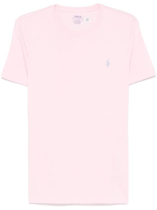 25SS 폴로 랄프로렌 포니로고 자수 반팔 티셔츠 710671438 417 Pink