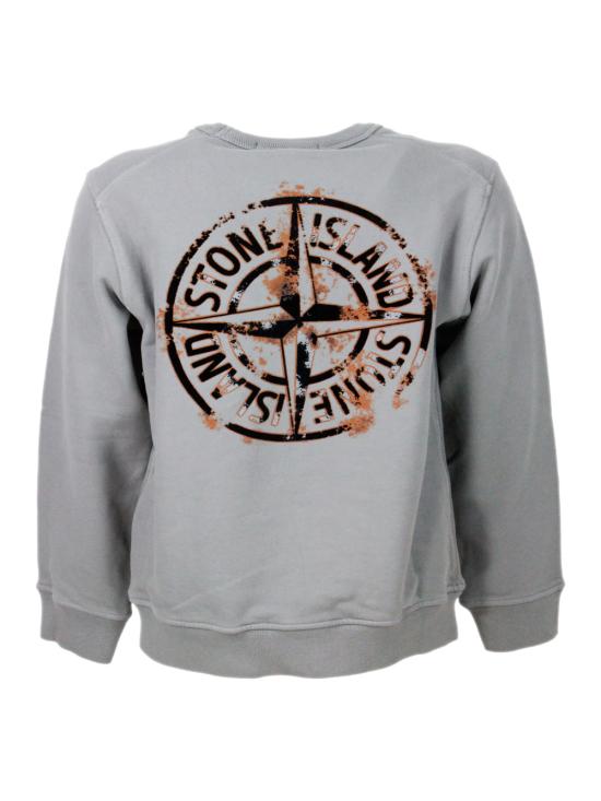 25FW [키즈] 스톤 아일랜드 니트/스웻셔츠 811662121 64 Grey - STONE ISLAND