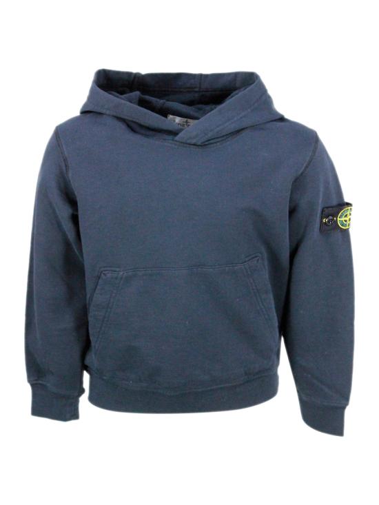 25FW [키즈] 스톤 아일랜드 트레이닝 상의 K1S166100012S0040 V0020 Blue