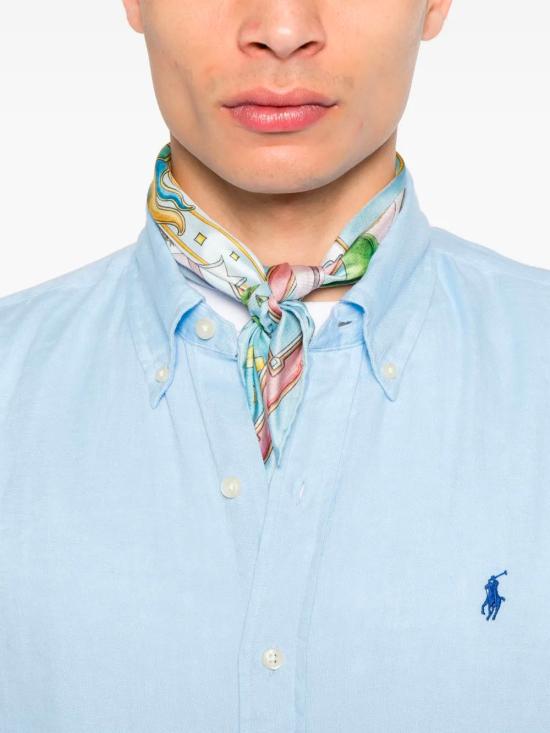 25SS 폴로 랄프로렌 긴팔 셔츠 710966294 008 Clear Blue - POLO RALPH LAUREN