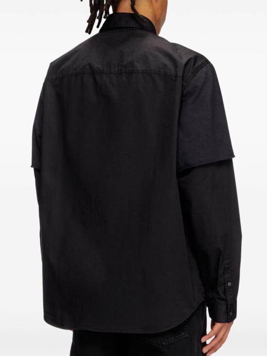 25SS 디젤 셔츠 A161990KNAI 9XX Black - DIESEL