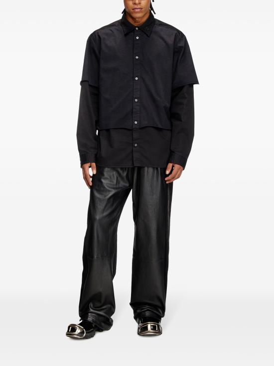 25SS 디젤 셔츠 A161990KNAI 9XX Black - DIESEL