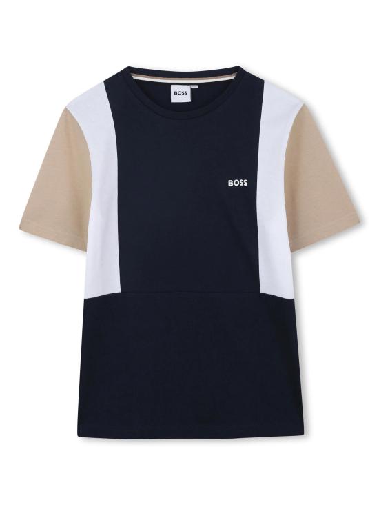 25SS [키즈] 휴고보스 티셔츠 J52039 849 Blue