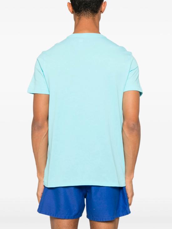 25SS 폴로 랄프로렌 포니로고 자수 반팔 티셔츠 710671438 407 Clear Blue - POLO RALPH LAUREN