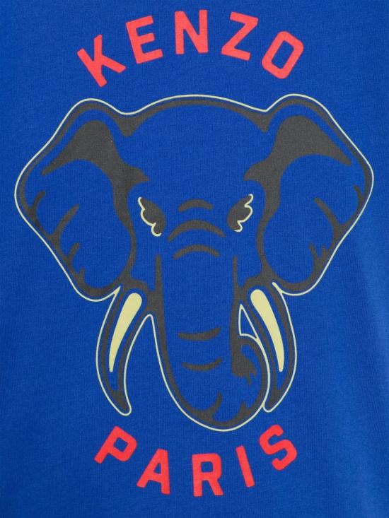 25SS [키즈] 겐조 티셔츠 K61165 829 Blue - KENZO