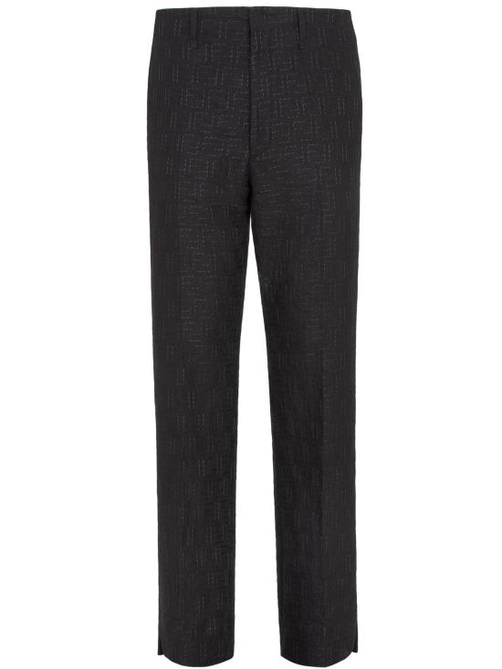 25SS 펜디 스트레이트 팬츠 FB1029AU6Y F0QA1 Black