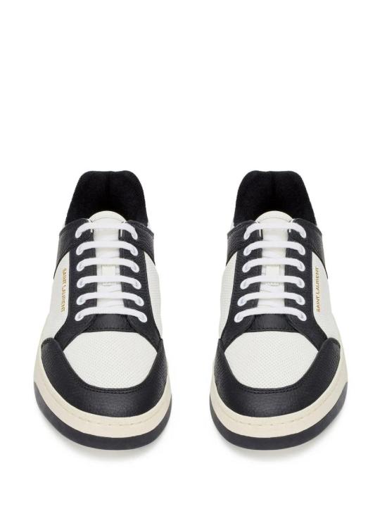 24FW 생로랑 SL 61 로우 스니커즈 713600AAAWR 9063 Black - SAINT LAURENT