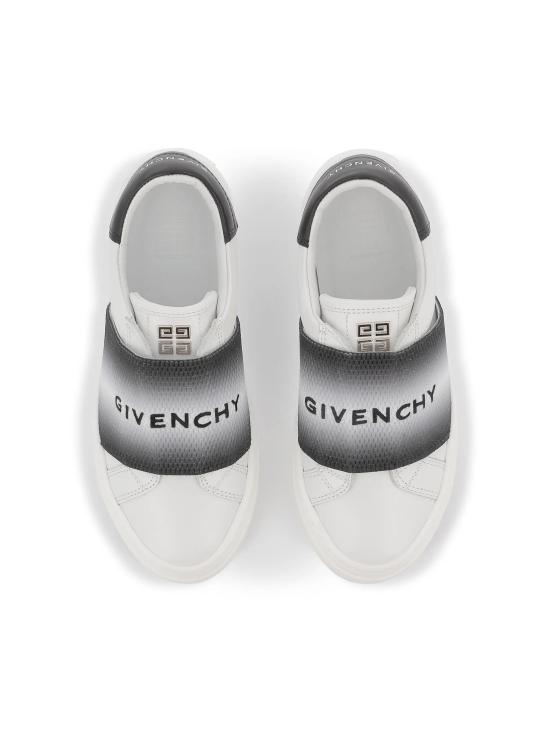 25SS [키즈] 지방시 스니커즈 H30673 09B White - GIVENCHY
