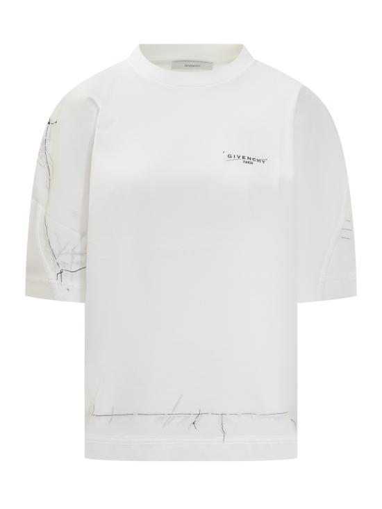 25FW 지방시 반팔 티셔츠 BW70FGP75M 100 WHITE