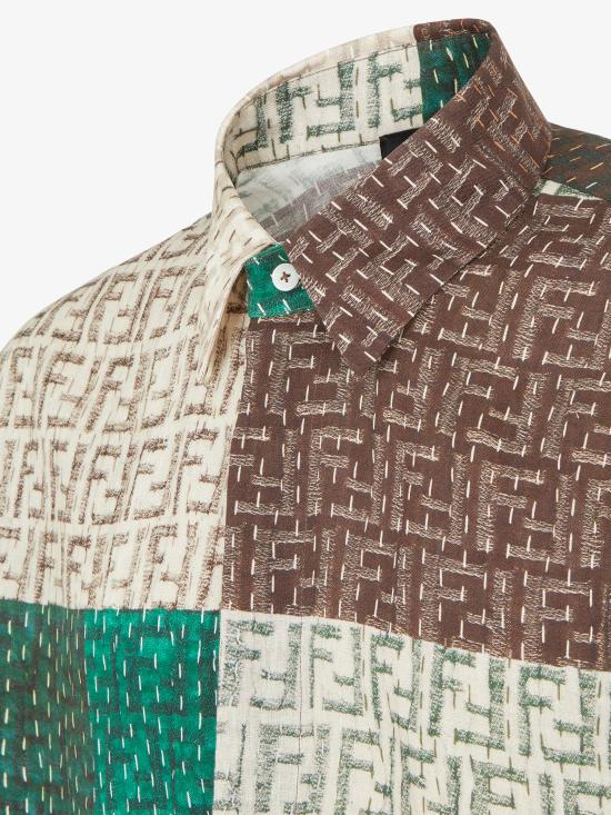 25SS 펜디 반팔 셔츠 FS0795AU73 F1RFY MultiColour - FENDI