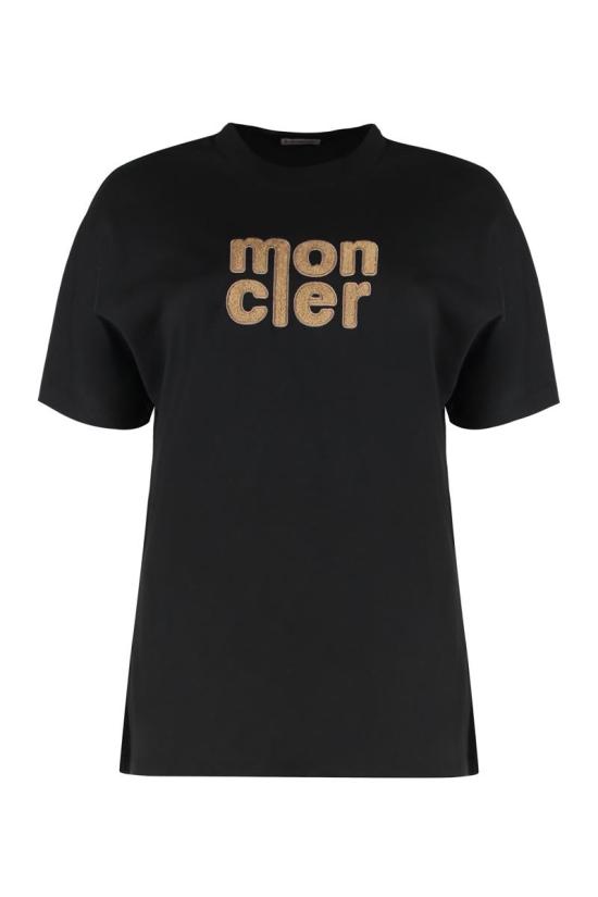 25FW 몽클레어 반팔 티셔츠 K20938C0002889AUO 999 Black