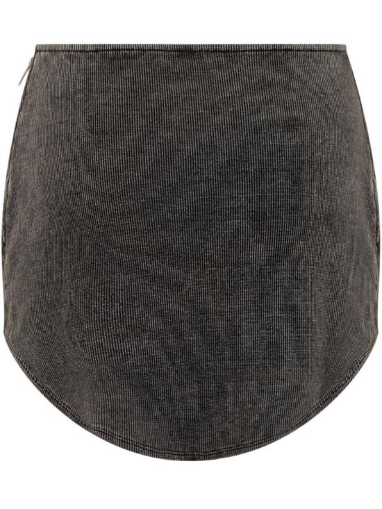 25FW 디젤 데님 스커트 A194020CEBC 02 Black - DIESEL