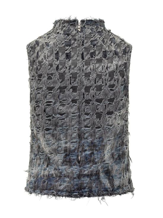 25FW 디젤 민소매 티셔츠 A214290CEBL 02 Black - DIESEL