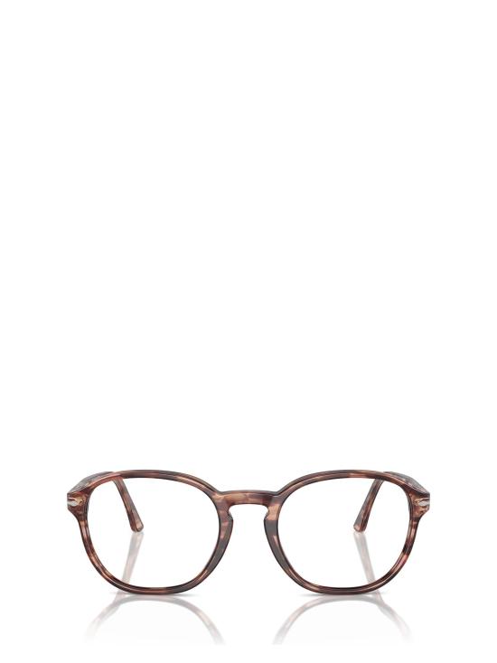 26FW 페르솔 안경 PO3343V 1209 STRIPED BORDEAUX