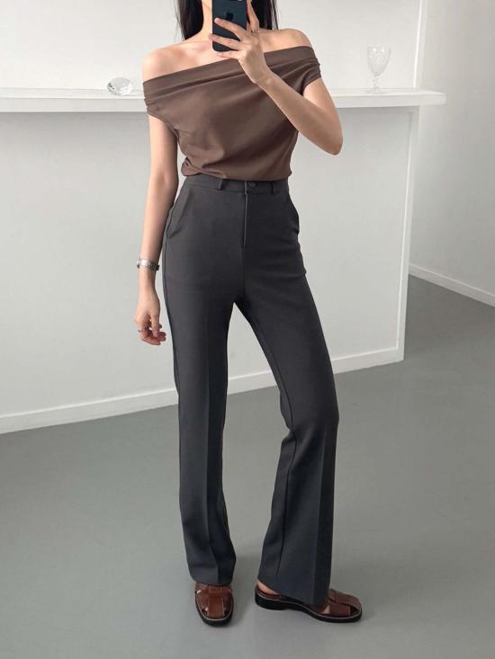  더 엔케이씨 스토어 스트레이트 팬츠 Nkc 스토어 스트레치 팬츠