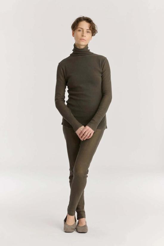  블랙 크레인 레깅스 메시