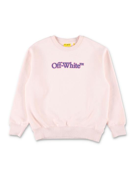 25FW [키즈] 오프화이트 니트/스웻셔츠 OGBA001F25FLE001 3C45 ROSE