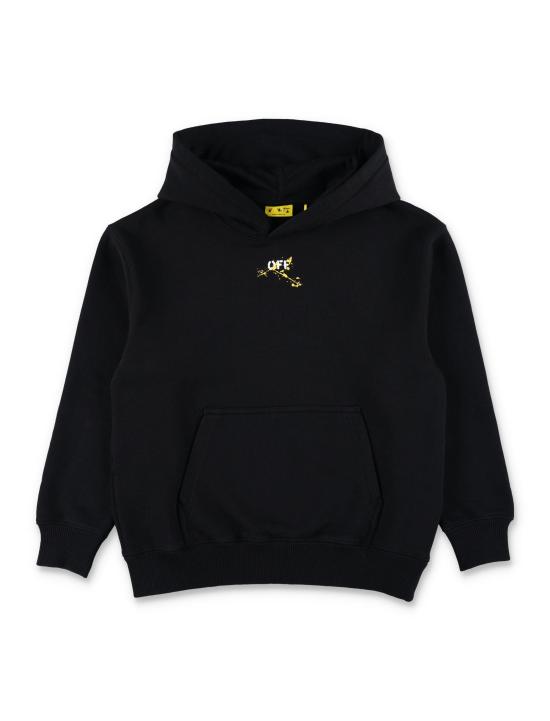 25FW [키즈] 오프화이트 니트/스웻셔츠 OBBB001F25FLE005 1018 BLACK