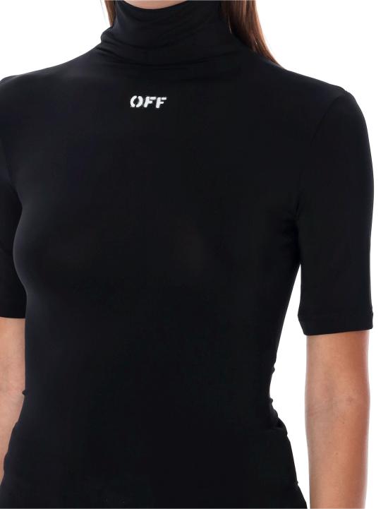 25FW 오프화이트 반팔 티셔츠 OWAD137C99JER002 1001 BLACK - OFF WHITE