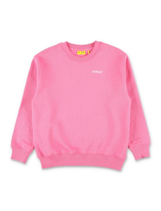 25FW [키즈] 오프화이트 니트/스웻셔츠 OGBA001F25FLE005 3201 FUXIA
