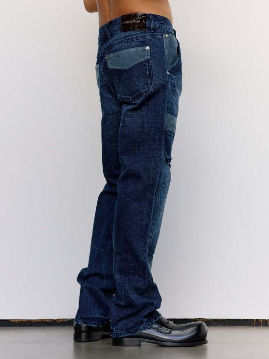  웨일즈보너 스트레이트 팬츠 웨일즈 보너 인디고 & 네이비 데님 시에라 팬츠 - WALES BONNER