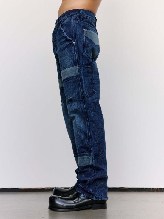  웨일즈보너 스트레이트 팬츠 웨일즈 보너 인디고 & 네이비 데님 시에라 팬츠 - WALES BONNER